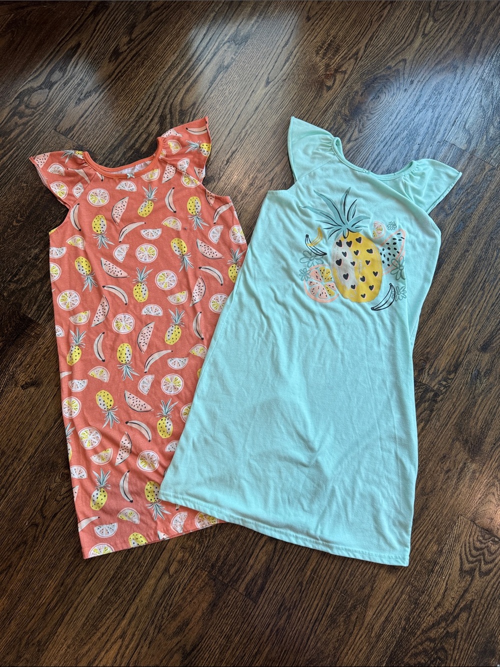 Carter's Orange Floral-Accent Toddler Top